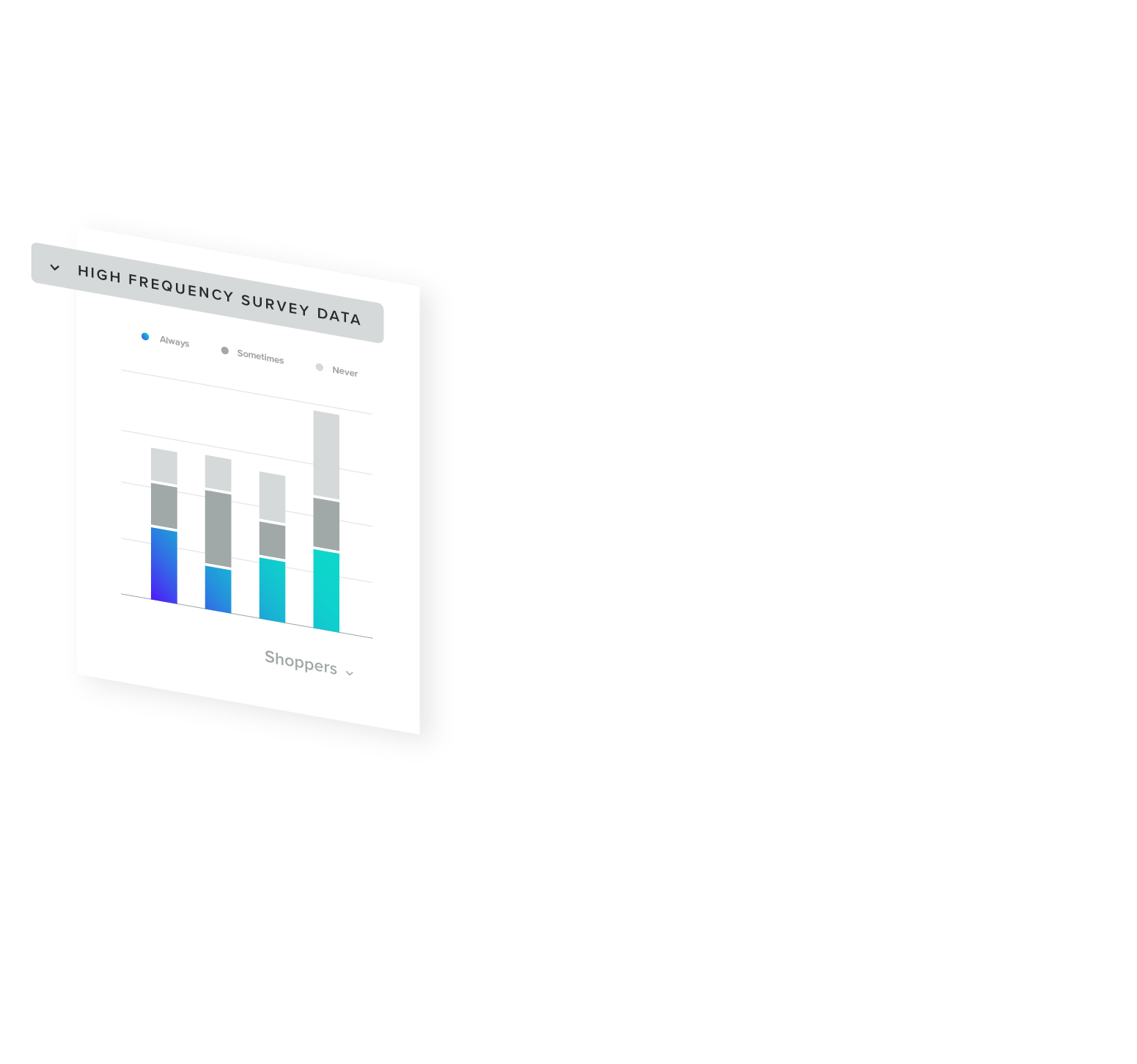 Alt text - High-frequency survey data feature in Morning Consult SaaS tool